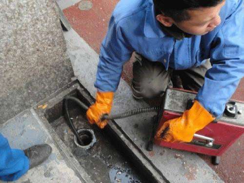 湛河疏通下水道